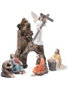 Orazione nell'orto del Getsemani 10 cm in resina statue