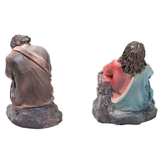 Orazione nell'orto del Getsemani 10 cm in resina statue