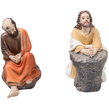 Orazione nell'orto del Getsemani 10 cm in resina statue