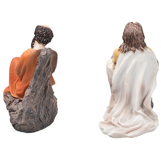 Oración en el huerto de Getsemaní 10 cm en resina estatua