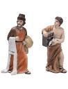 Cacciata dei mercanti dal tempio 10 cm in resina statue pasquali