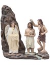 Battesimo di Gesù 10 cm in resina statue pasquali