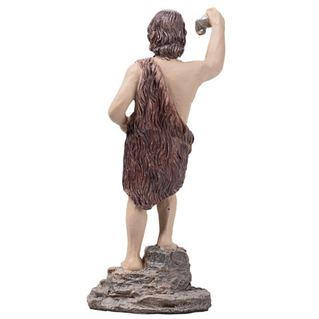 Bautismo de Jesús 10 cm en resina estatuas pascuales para belén