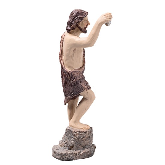 Bautismo de Jesús 10 cm en resina estatuas pascuales para belén