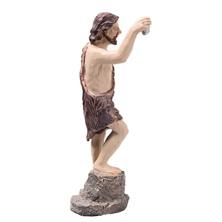 Bautismo de Jesús 10 cm en resina estatuas pascuales para belén