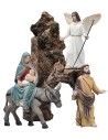 Flight into Egypt 10 cm in resin Easter figurines for nativity scene
