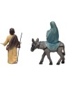 Huida a Egipto 10 cm en resina figuras de Pascua para belén