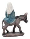Viaggio Maria e Giuseppe a Betlemme 10 cm in resina statue