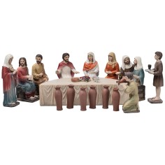 Transmutación del agua en vino 10 cm en resina estatuas