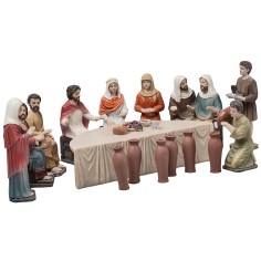 Transmutación del agua en vino 10 cm en resina estatuas 2