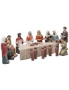 Transformation of water into wine 10 cm in resin Easter statues