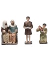 Tramutazione dell'acqua in vino 10 cm in resina statue pasquali