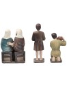 Transformation of water into wine 10 cm in resin Easter statues