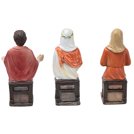 Transmutación del agua en vino 10 cm en resina estatuas de Pascua