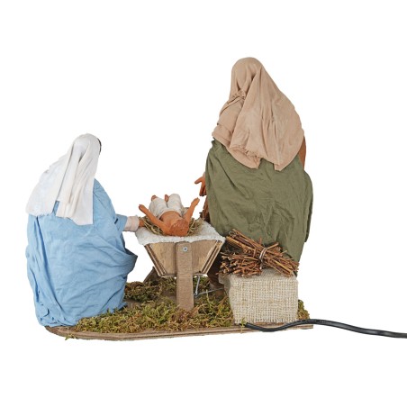 Nativity 30 cm in motion for Mondo Presepi nativity scene
