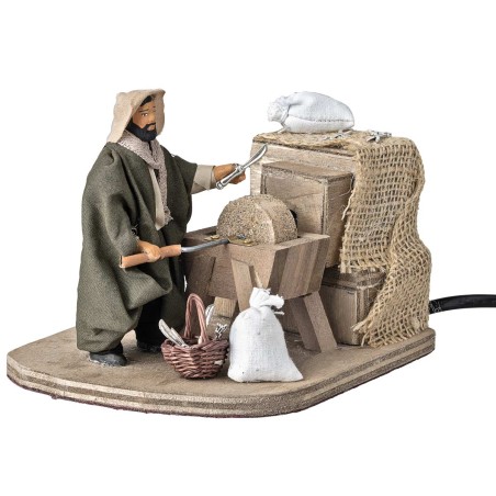 Sharpener series 10 cm in motion for nativity scene Mondo Presepi