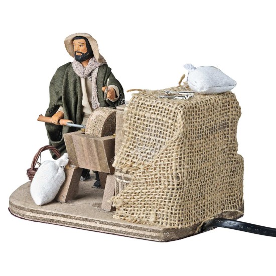 Arrotino serie 10 cm in movimento per presepe Mondo Presepi