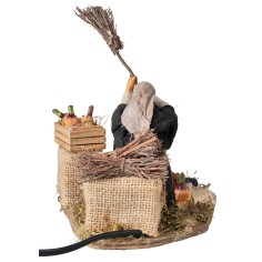 Donna che picchia marito ubriaco serie 12 cm in movimento 2