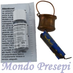 Generador de humo con cacerola GRANDE Mondo Presepi