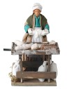 Mujer que amasa serie 15 cm en movimiento para belén Mundo