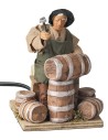 Hombre que arregla barriles serie 14 cm en movimiento