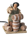Hombre que arregla barriles serie 14 cm en movimiento