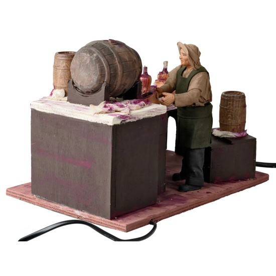 copia de Hombre que arregla barriles serie 14 cm en movimiento para