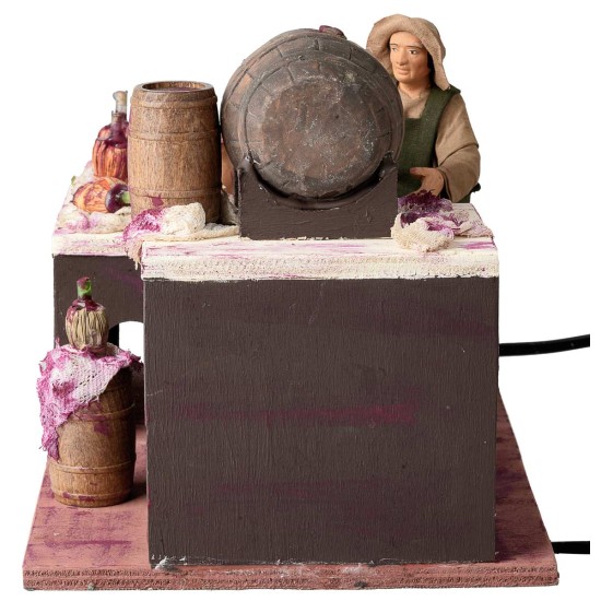 copy of Man fixing barrels series 14 cm in motion for