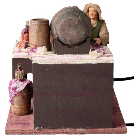 copy of Man fixing barrels series 14 cm in motion for