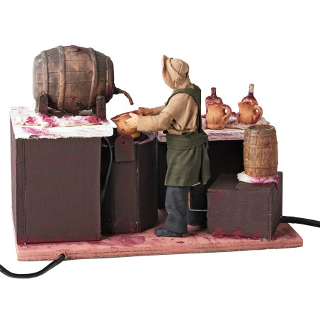 copia de Hombre que arregla barriles serie 14 cm en movimiento para