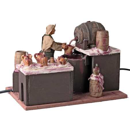 copia de Hombre que arregla barriles serie 14 cm en movimiento para