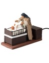 Mother taking baby from cradle series 12 cm in motion for