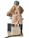 Blacksmith with fire effect 24 cm moving for nativity scene