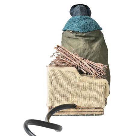 Zampognaro 10 cm in movimento per presepe Mondo Presepi