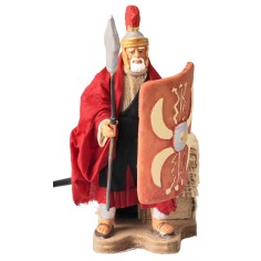 12 cm Soldier in motion for nativity scene Mondo Presepi