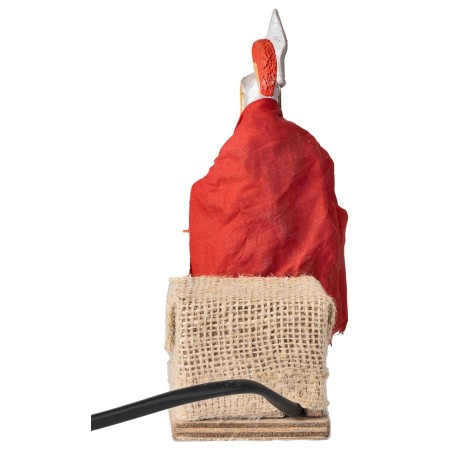 12 cm Soldier in motion for nativity scene Mondo Presepi