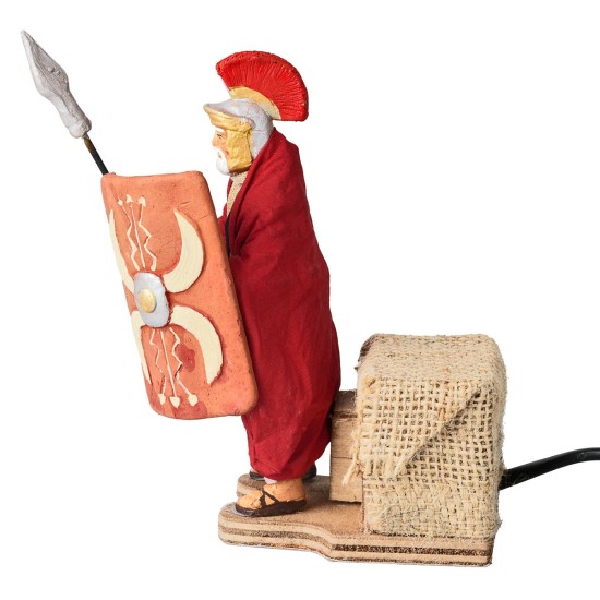 12 cm Soldier in motion for nativity scene Mondo Presepi