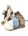Natività sdraiata cm 14 in movimento per presepe Mondo Presepi