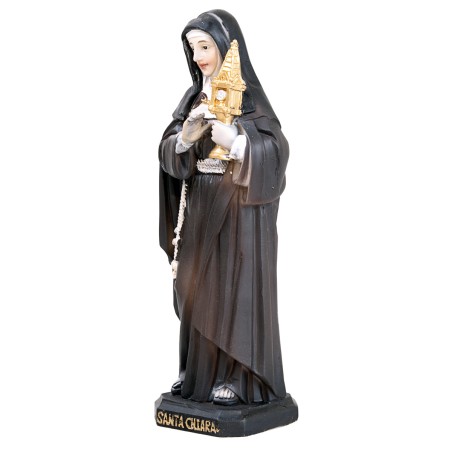 Saint Clare 12 cm in resin for nativity scene World Nativity Scenes
