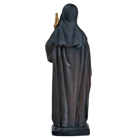 Saint Clare 12 cm in resin for nativity scene World Nativity Scenes