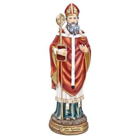Saint Augustine 20 cm in resin for Nativity Scene World Nativity Scenes