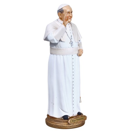 Pope Francis 20 cm in resin for nativity scene World Nativity