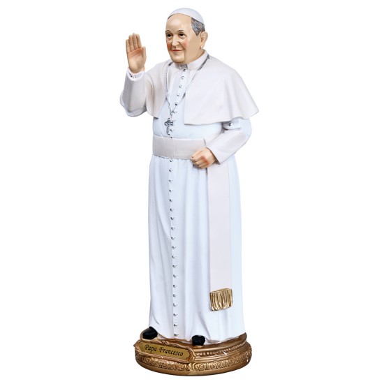 Papa Francisco 20 cm en resina para belén Mondo Presepi