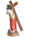 Gesù che porta la croce serie 20 cm in resina per presepe Mondo