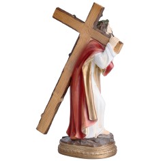 Jesus carrying the cross series 20 cm in resin for Mondo nativity scene 2