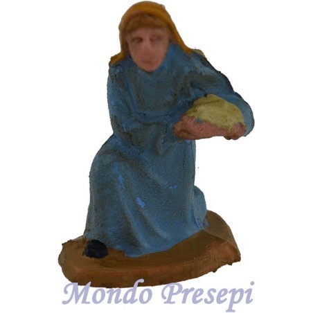 Cm 4,5 Mujer con regalo Mundo Belenes