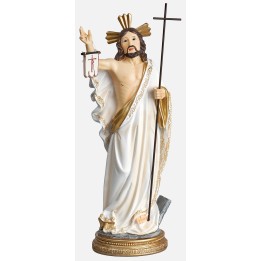 Cristo resucitado de altura 31 cm en resina