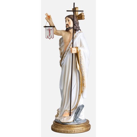 Cristo risorto di altezza 31 cm in resina per presepe Mondo