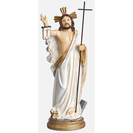 Cristo risorto di altezza 22,2 cm in resina per presepe Mondo