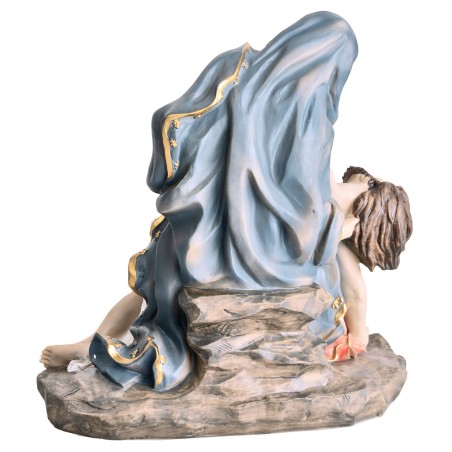 17.5 cm Resin Pietà for Nativity Scene by Mondo Presepi